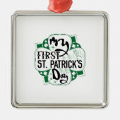Irish My First ST Patrick S Day Metalen Ornament (Voorkant)