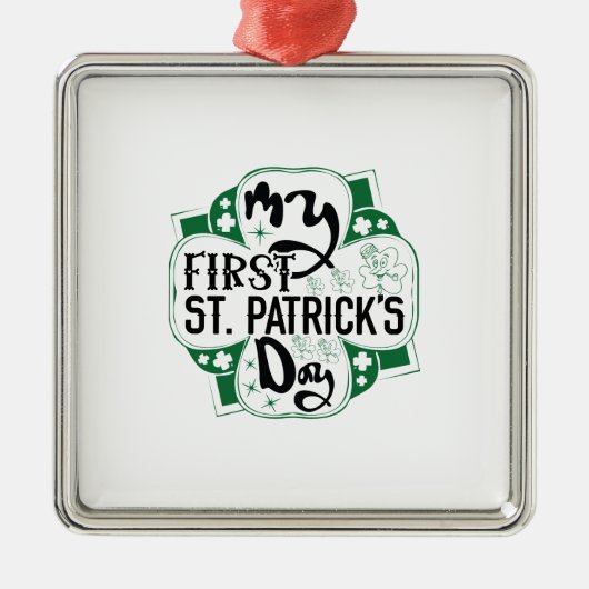 Irish My First ST Patrick S Day Metalen Ornament (Voorkant)
