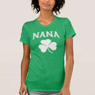 Irish Nana Shamrock Grootmoeder T-shirt