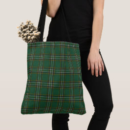 Irish National Clan Tartan Canvas tas