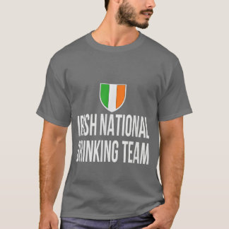 Irish National Drinking Team National Pride Beer  T-shirt