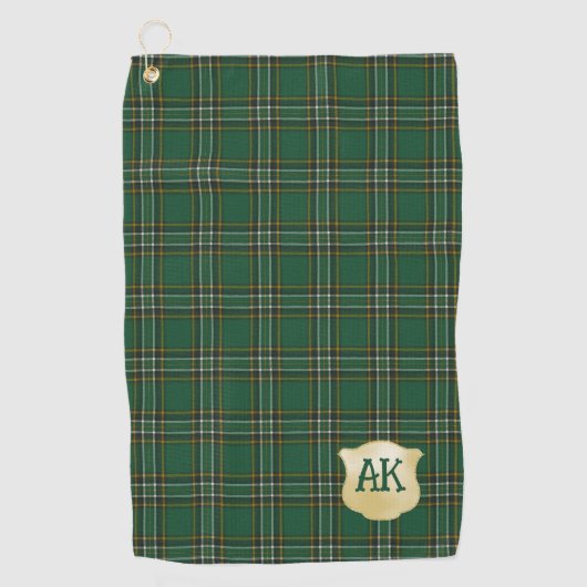 Irish National Original Irish Tartan Golfhanddoek (Voorkant)