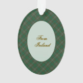 Irish National Original Tartan Christmas Ornament (achterkant)