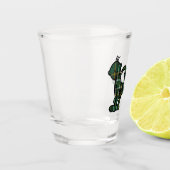 Irish National Tartan kus mijn Ierse kont Shot Glas (Links)