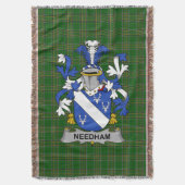 Irish Needham of O_Nee wapenschild van de familie  Deken (Voorkant Verticaal)