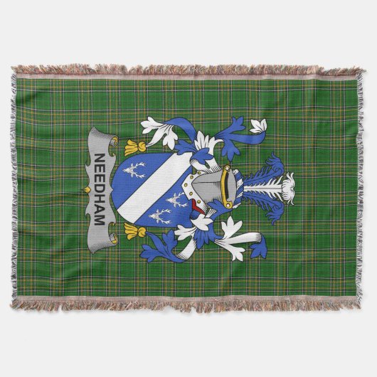 Irish Needham of O_Nee wapenschild van de familie  Deken (Voorkant)