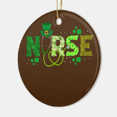 Irish Neurse Stethoscoop St Patricks Day Keramisch Ornament (Links)