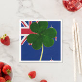 Irish New Zealand Flag Shamrock Clover St. Patrick Servet (Insitu)