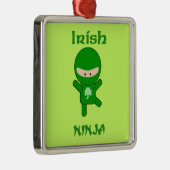 Irish Ninja Metalen Ornament (Rechts)