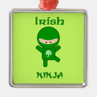 Irish Ninja Metalen Ornament