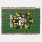 Irish Nixon Coat of Arms Family Crest Ireland Deken (Voorkant)