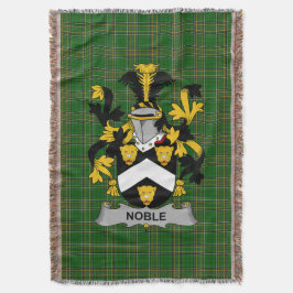 Irish Noble Coat of Arms Family Crest Ireland Deken