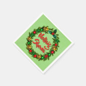 Irish Nollaig Shona Merry Kerstcocktail Servet (Hoek)