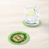 Irish Nollaig Shona Merry Kerstmis Kartonnen Onderzetters (Insitu)