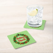 Irish Nollaig Shona Merry Kerstmis Kartonnen Onderzetters (Insitu)