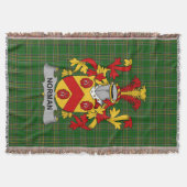 Irish Norman Coat of Arms Family Crest Ireland Deken (Voorkant)