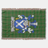 Irish Norris Coat of Arms Family Crest Ireland Deken (Voorkant)