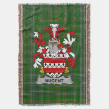 Irish Nugent Coat of Arms Family Crest Ireland