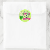 Irish Nurse Artsy Heart Gifts Ronde Sticker (Tas)