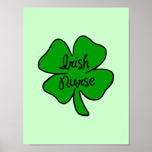 Irish Nurse Poster (Voorkant)