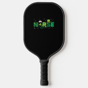 Irish Nurse Stethoscoop Scrub St Patricks Day Nurs Pickleball Paddle