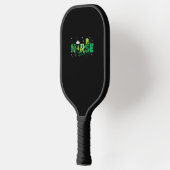 Irish Nurse Stethoscoop Scrub St Patricks Day Nurs Pickleball Paddle (Links)