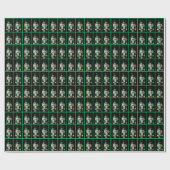 Irish Nutcracker Pattern Cadeaupapier (Vlak)