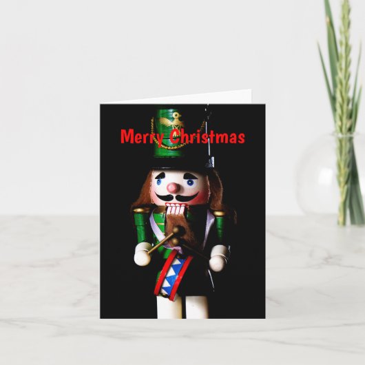 Irish Nutkraker Feestdagen Kaart (Voorkant)