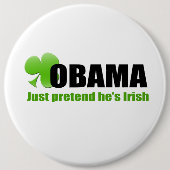 Irish Obama Button (Voorkant)