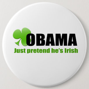 Irish Obama Button