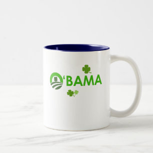 Irish O'Bama Tweekleurige Koffiemok