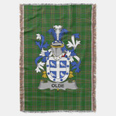 Irish Old Coat of Arms Family Crest Ireland Deken (Voorkant Verticaal)
