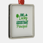 Irish One Lucky Assistant Principal Metalen Ornament (Rechts)