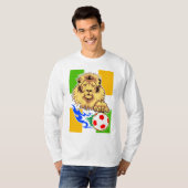 Irish or Côte d'Ivoire Soccer Lion T-Shirt (Voorkant volledig)