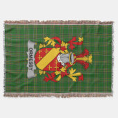 Irish Ormesby Coat of Arms Family Crest Ireland Deken (Voorkant)