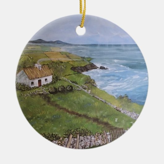 Irish Ornamanent KerstIreland County Kerry Keramisch Ornament (Voorkant)