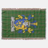 Irish Orpen Coat of Arms Family Crest Ireland Deken (Voorkant)