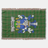 Irish Owen Coat of Arms Family Crest Ireland Deken (Voorkant)