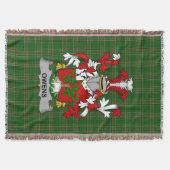 Irish Owens Coat of Arms Family Crest Ireland Deken (Voorkant)