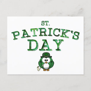 Irish Owl Holiday Briefkaart