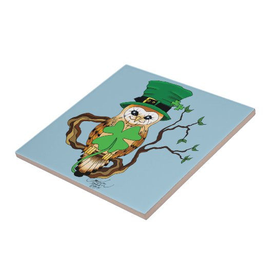 Irish Owl Tegeltje (Zijkant)