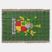 Irish Packenham Coat of Arms Family Crest Ireland Deken (Voorkant)