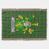 Irish Paisley Coat of Arms Family Crest Ireland Deken (Voorkant)