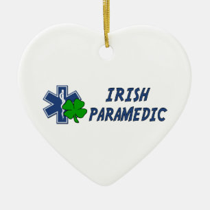 Irish Paramedic Keramisch Ornament