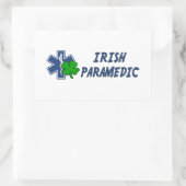 Irish Paramedic Rechthoekige Sticker (Tas)