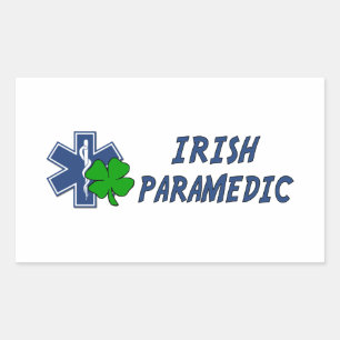 Irish Paramedic Rechthoekige Sticker