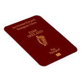 Irish passport magnet magneet (Rechterzijde)