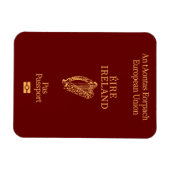 Irish passport magnet magneet (Horizontaal)