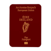 Irish passport magnet magneet (Verticaal)