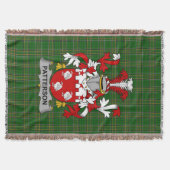 Irish Patterson Coat of Arms Family Crest Ireland Deken (Voorkant)